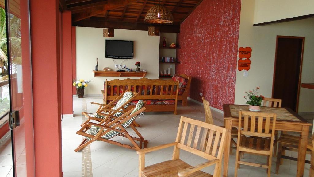 Pousada Casa Na Praia ウバトゥバ エクステリア 写真