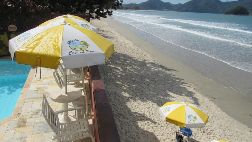 Pousada Casa Na Praia ウバトゥバ エクステリア 写真